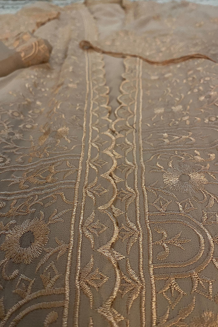 Liyana Chiffon Embroidered Abaya - Image 3