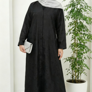 Ridha - Jacquard Open Abaya