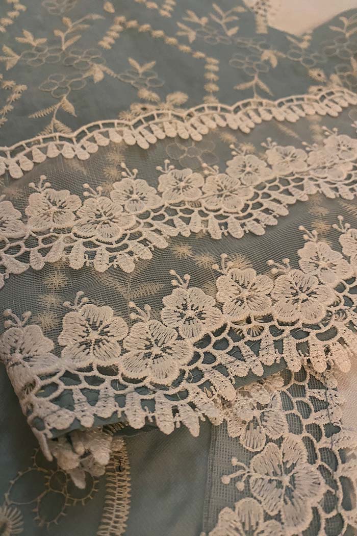 Layla Cotton Embroidered Abaya - Image 4