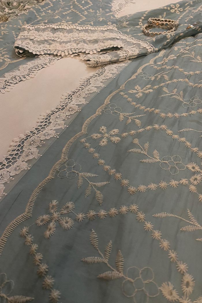 Layla Cotton Embroidered Abaya - Image 2
